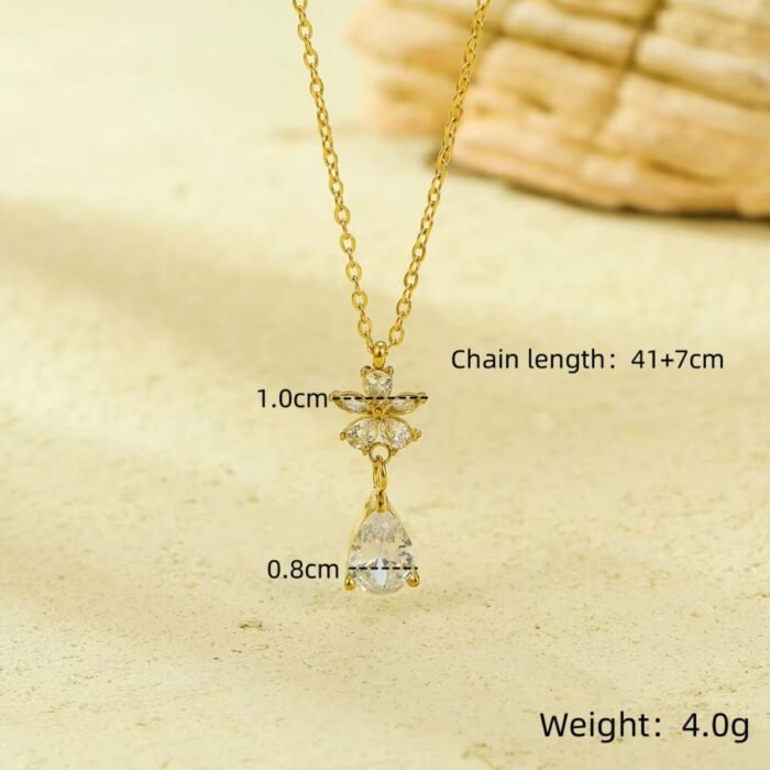 Aurora Pear Necklace - Image 5