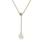 Élora Pearl Drop Necklace - Image 4