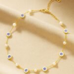 Evil Eye Pearl Necklace - Image 2