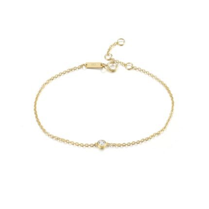 Minimalist Solitaire Bracelet