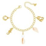 Sea Shell Charm Bracelet