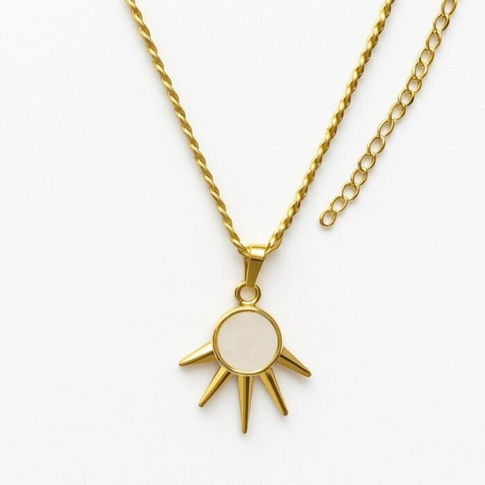 Solara Mother of Pearl Necklace - Image 3