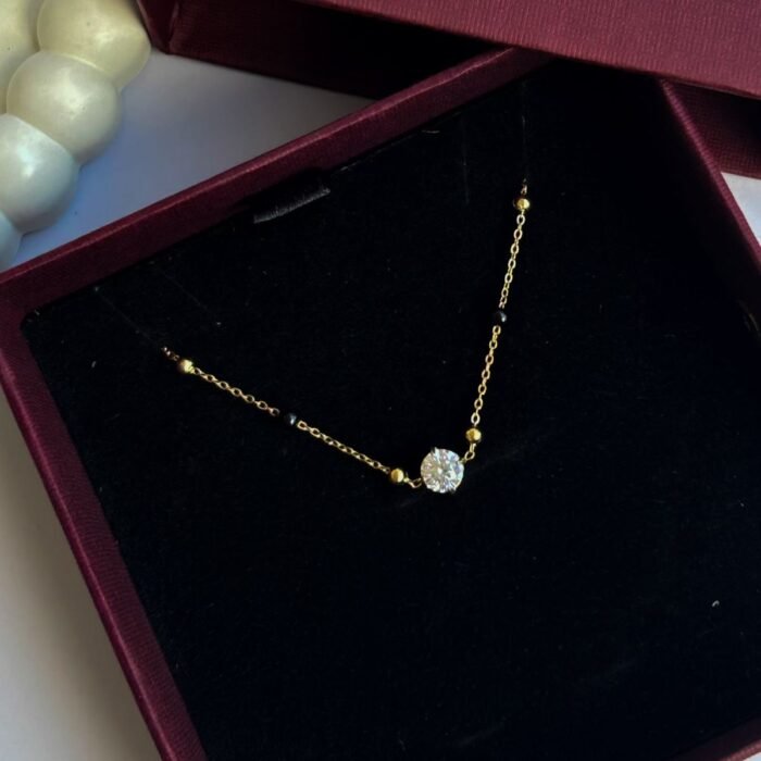 Solitaire Mangalsutra Bracelet - Image 4