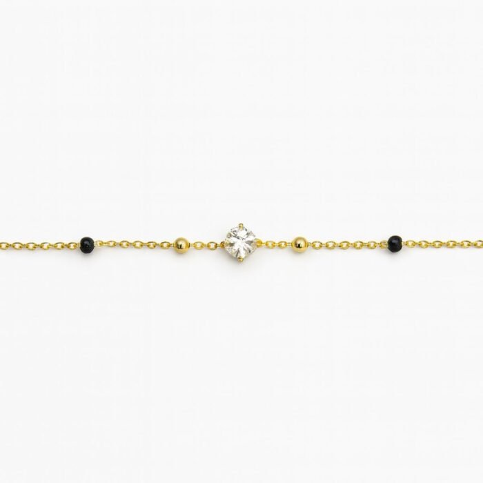 Solitaire Mangalsutra Bracelet - Image 3