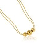 Trio Glow Double Stack Necklace