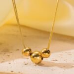 Trio Glow Double Stack Necklace - Image 6