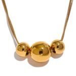 Trio Glow Double Stack Necklace - Image 4