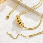 Trio Glow Double Stack Necklace - Image 3